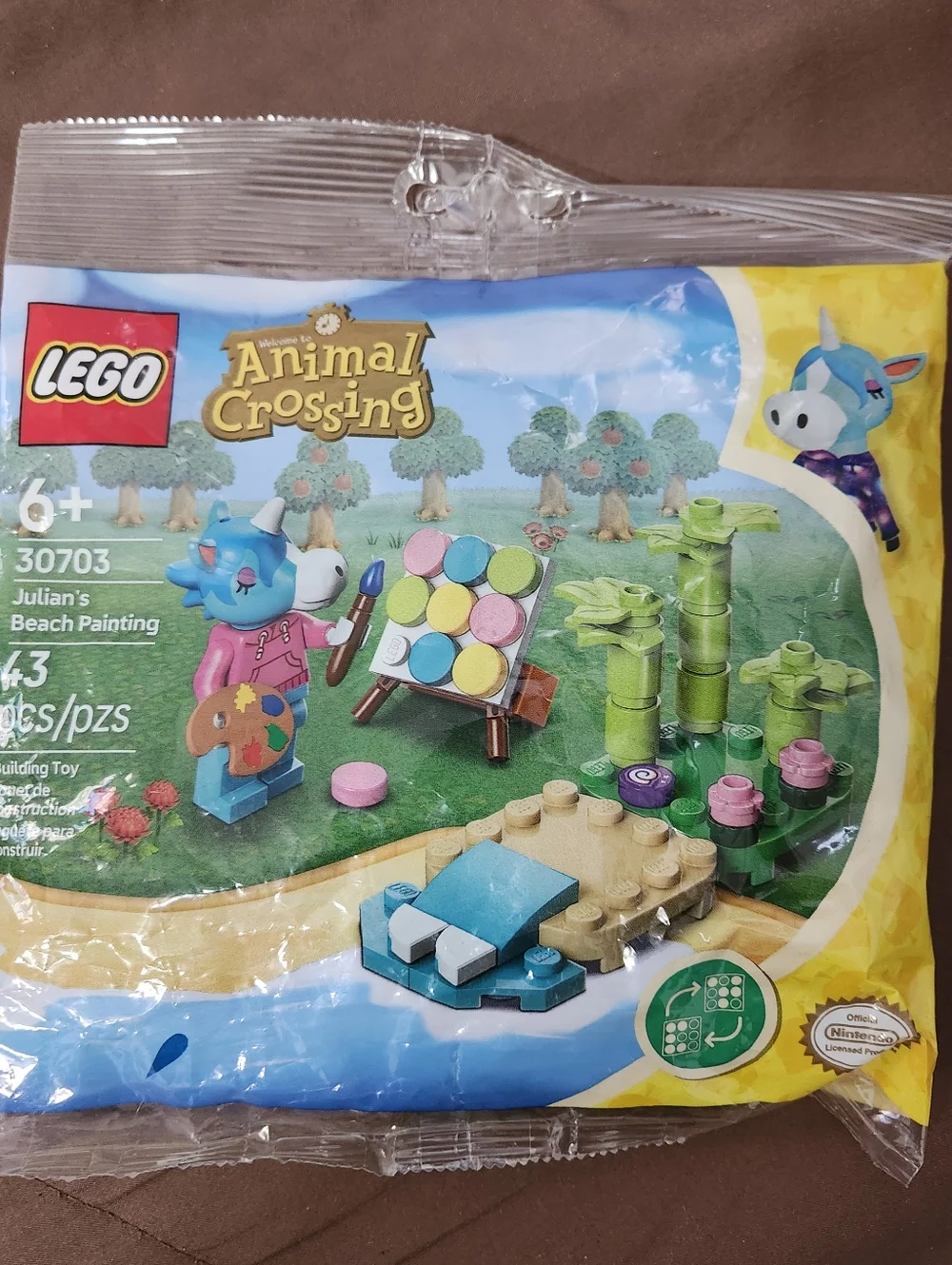 Lego Julian's Beach Painting Animal Crossing